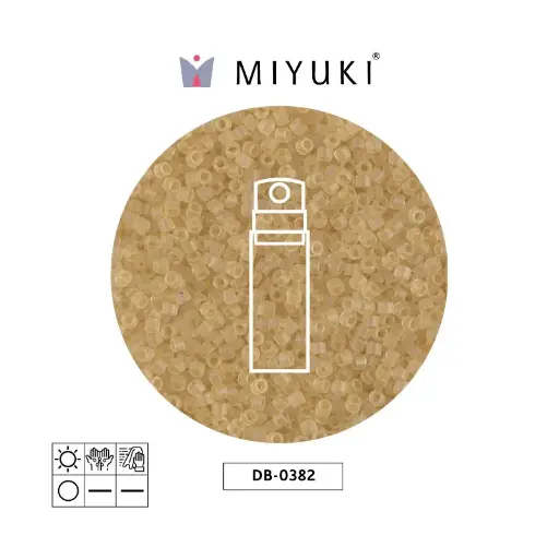 [30584] Miyuki delica 11/0 DB0382 mat tran pal amarillo x 10g
