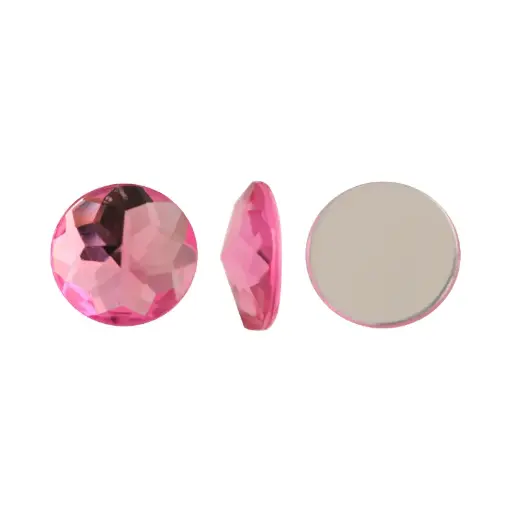[29706] Acrilico K1006 redondo plano 18mm rose 8 x und