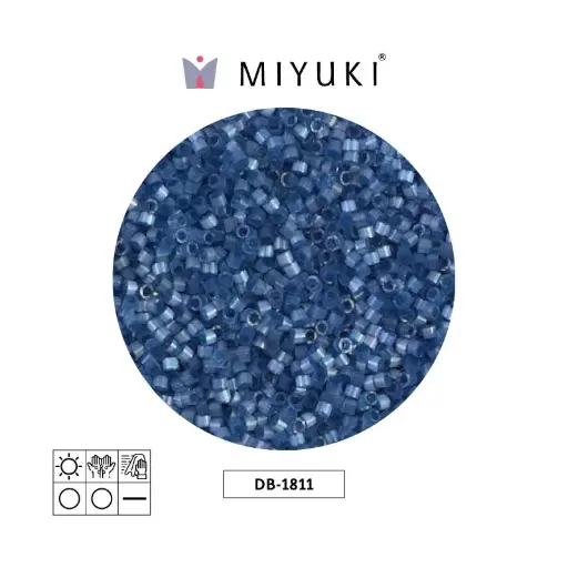 [10479] Miyuki delica 11/0 DB1811 dusk blue satin x 50g