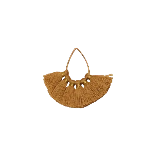 Borla 1.5cm gota 14x22mm camel Q1-12 x und