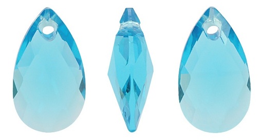 [19124] 6106CH pera 9x16mm T202 aquamarine x und