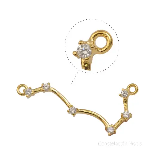 Dije micropave zodiaco piscis/Golfi x und