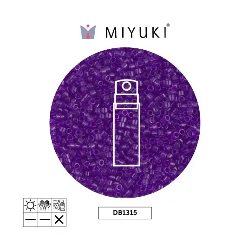 [32684] Miyuki delica 11/0 DB1315 transparent red violet x 10g