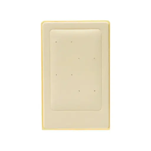 [25803] Exhibidor rectangular beige 14x9cm x und