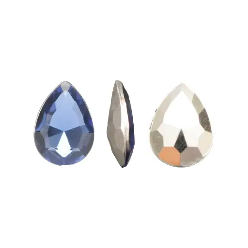 [23027] Acrilico K1017 gota con cono 10x14mm montana 17 x 6 unds