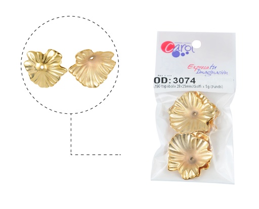Plastimetal A190 tapabola 28x25mm/Golfi x 7und(5gr)