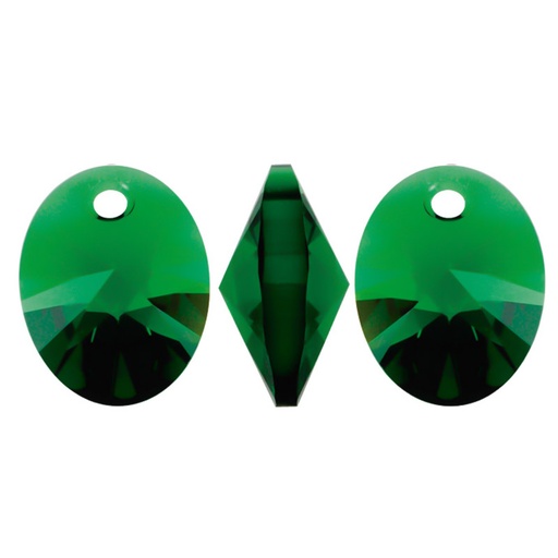 6028 swarovski oval dark moss green 12mm x und