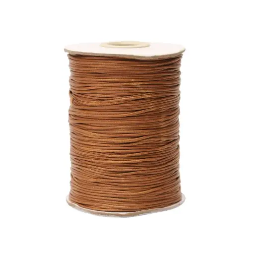 [15411] Cordon vibora 1mm 154 cafe claro x rollo 160m