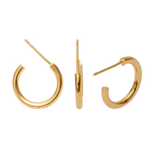 [11533] Candonga con poste FYF H011 1.5x0.2mm/rodio x par