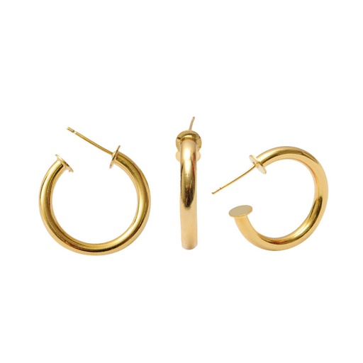 [11620] Candonga con poste FYF H042 2.0x0.4mm/rodio x par