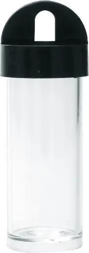 Envase tubo acrilico 5.5x2cm x 10unds