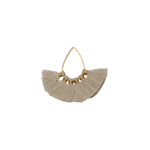 Borla 1.5cm gota 14x22mm light gray Q1-24 x und