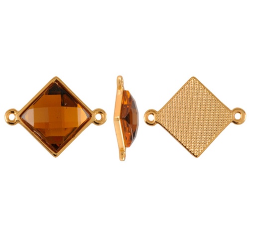 Base rombo 2R P008916-1 30x24.6mm/golfi topaz x un