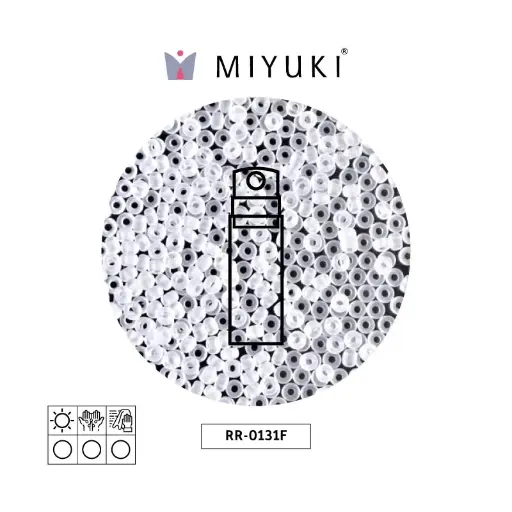 Mostacilla Miyuki rocalla 11/0 RR0131F mate cristal x 10g
