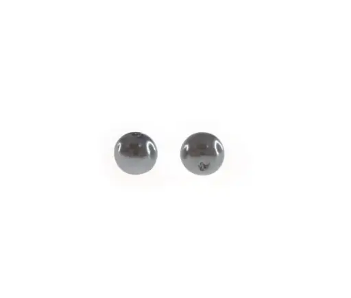 Perla sintetica redonda 10mm hematite CX-960 x Libra (1.000 unidades)
