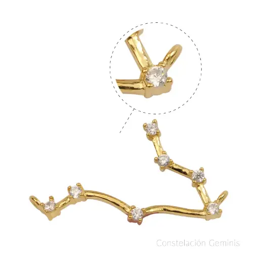 [25031] Dije micropave zodiaco geminis/Golfi x und