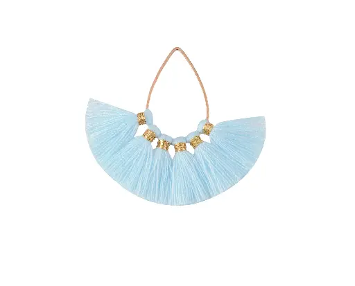[18960] Borla 1.5cm gota 14x22mm azul cielo Q1-16 x und