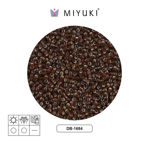 [08182] Miyuki delica 11/0 DB1684 glazed mahogany x 50gr