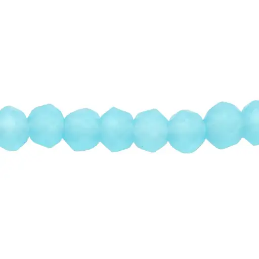 [19090] Murano rondela facetada 2mm turquoise 87 x 195 unds