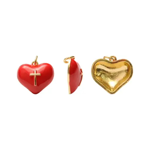 [07111] Murrina corazon 20x6mm mix
