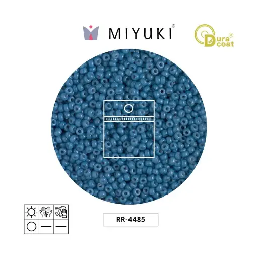 [16545] Mostacilla Miyuki rocalla 11/0 RR4485 juniper azul  x 50g