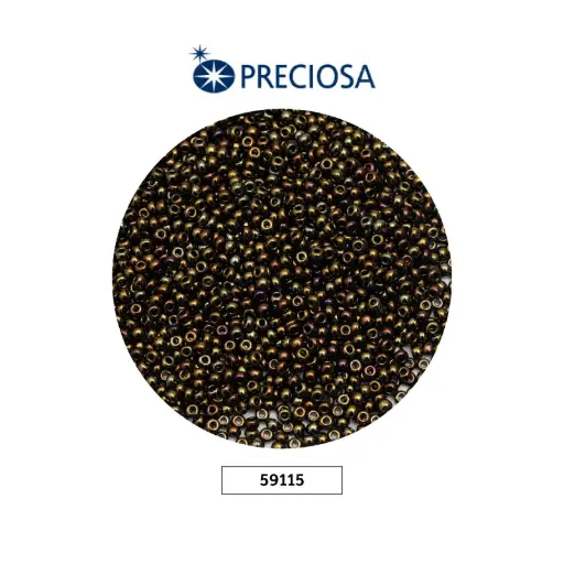 [22958] Mostacilla checa preciosa 10/0 2mm 59155 vitrail medium x 50g