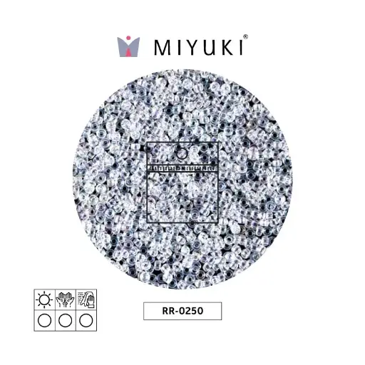 [22354] Mostacilla Miyuki rocalla 15/0 RR0250 cristal AB x 25g