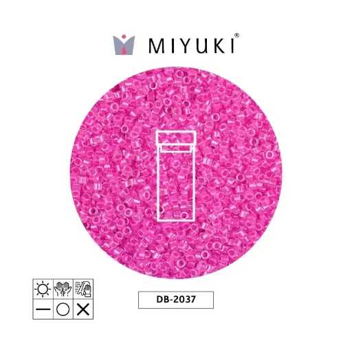 [11562] Miyuki delica 11/0 DB2037 neon hot fucsia x 3g