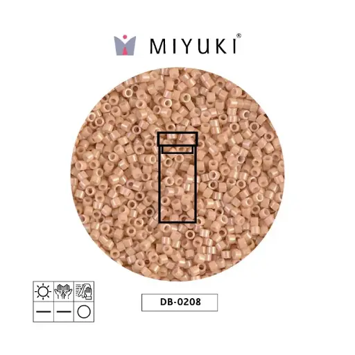 [10375] Miyuki delica 11/0 DB0208 opaco tan lusterr x 3gr