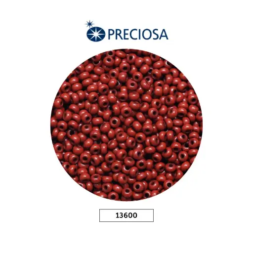 [18734] Mostacilla checa preciosa 2mm 13600 OP cafe claro x 500g
