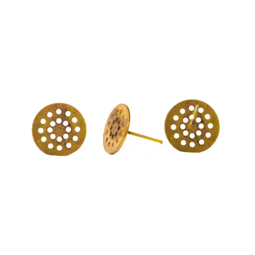 [19365] Topo para tejer miyuki 12mm WZ00157/R con poste de acero x par