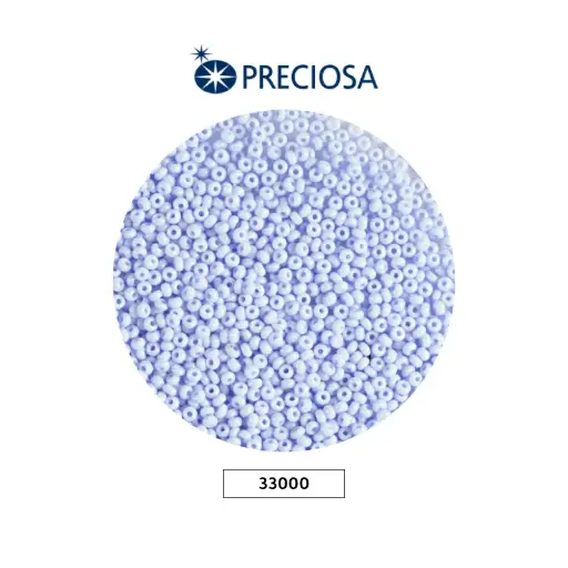 [10511] Mostacilla checa preciosa 10/0 2mm 33000 OP azul claro x 500g
