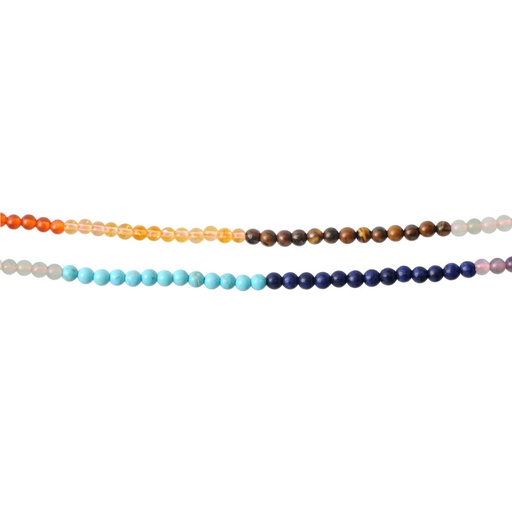 [16627] Sarta redonda 4mm 7 chakras x 92unds