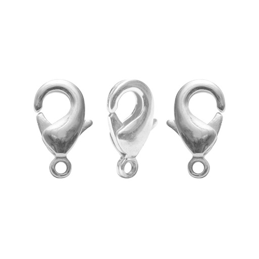 Broche lobster 065A/12mm/SP x 6unds