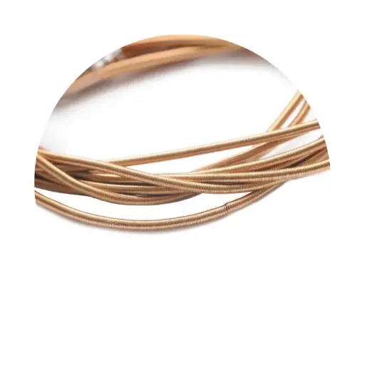 [16749] Alambre bullion - french wire 0.7mm antique gold x 5g