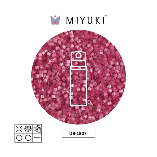 [31340] Miyuki delica 11/0 DB1807 rosado rosa satinado x 10g