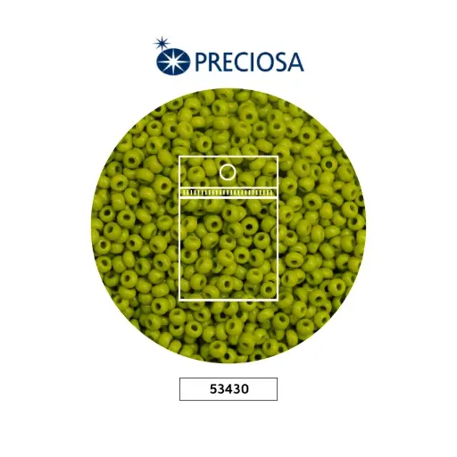 [18790] Mostacilla checa preciosa 10/0 2mm 53430 OP olivine x 50g