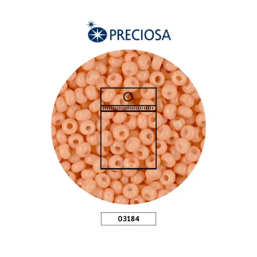 [28515] Mostacilla checa preciosa 10/0 2mm 03184 curuba fuerte x 50g