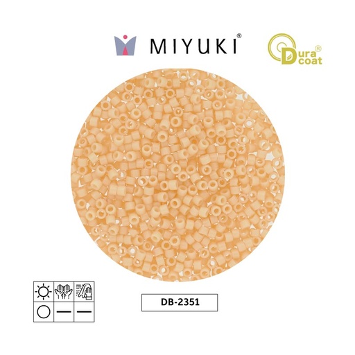 [20374] Miyuki delica 11/0 DB2351 duracoa opaco vanilla x 50g