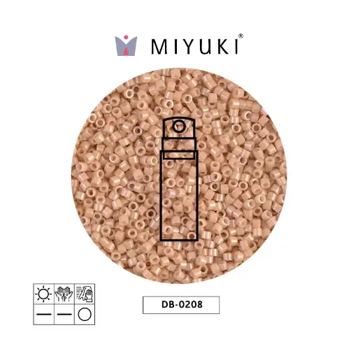 [31097] Miyuki delica 11/0 DB0208 opaco tan lusterr x 10gr