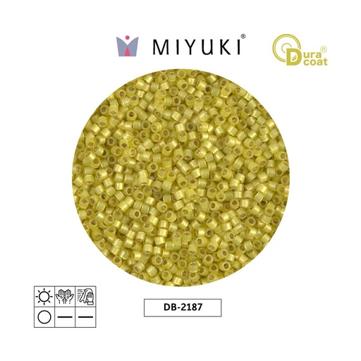 [22035] Miyuki delica 11/0 DB2187 Duracoat citron x 50gr