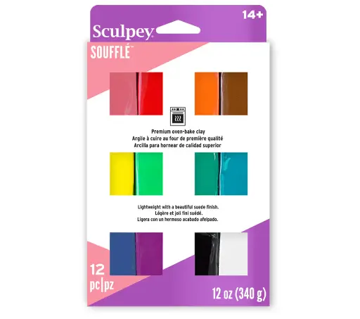 [32277] Arcilla polimérica Sculpey Souffle Multipack 12 x 0.9 oz (26 g)