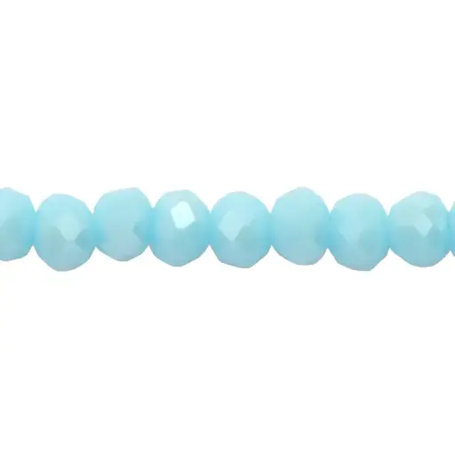 [14633] Murano redondo liso 8mm crystal A1