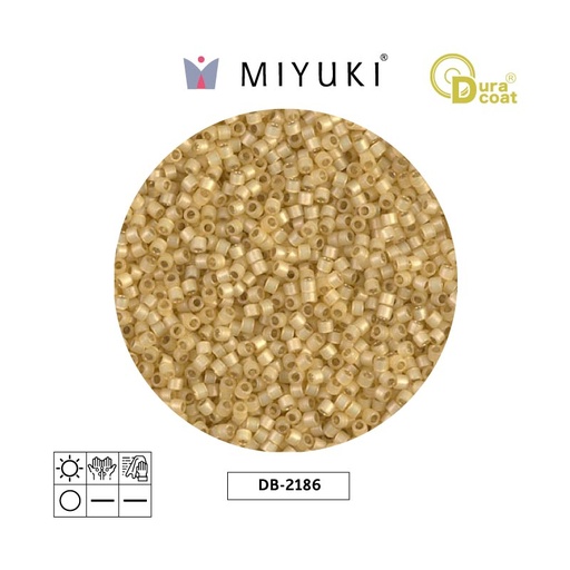 [15671] Miyuki delica 11/0 DB2186 Duracoat sil vino x 50g