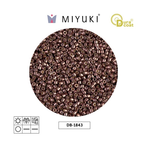 [10535] Miyuki delica 11/0 DB1843 galvanizado claro copper x 50gr
