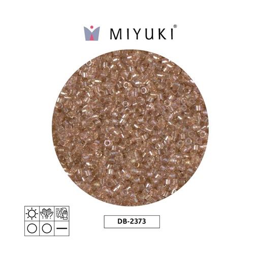 [13386] Miyuki delica 11/0 DB2373 color forrado blush x 50g