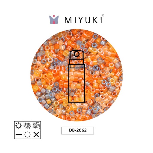 [25904] Miyuki delica 11/0 DB2062 luminous color mix x 10gr