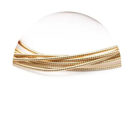 Alambre hard bullion - rebordeador antique gold x 5g