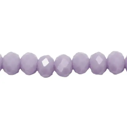 [10710] Murano rondela facetada 2mm lila mate AB x 143unds