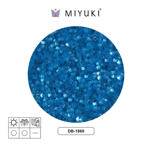 [17187] Miyuki delica 11/0 DB1860 capri blue satin x 50g